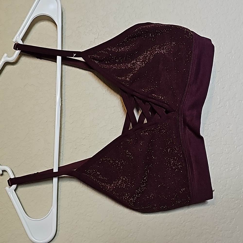 Pink brand bralette - large